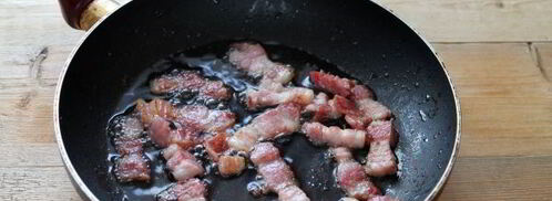 гороховый суп-пюре с варено-копченой грудинкой. Шаг 9