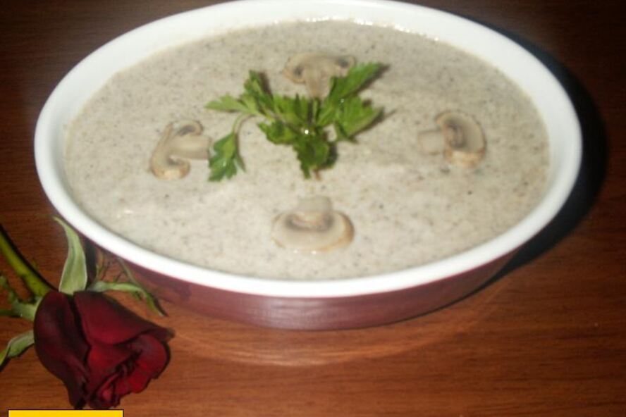 Рецепт грибного супа пюре со сметаной
