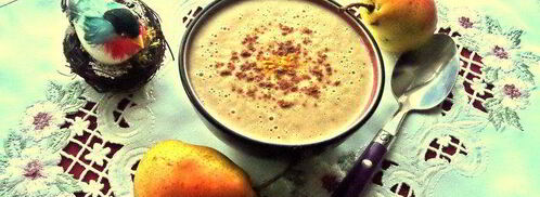 грушевый суп-пюре со сливками. Шаг 10