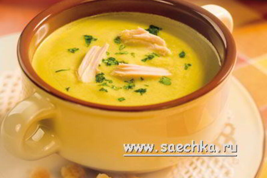 Рецепт нежного овощной суп-пюре