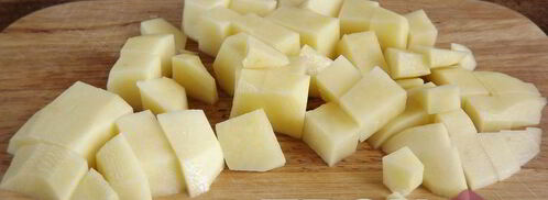 шпинатный суп-пюре с грудинкой. Шаг 3