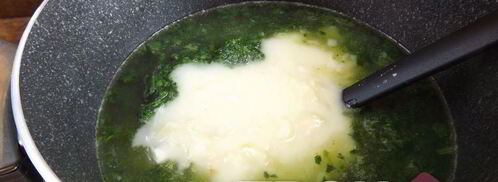 шпинатный суп-пюре с грудинкой. Шаг 12