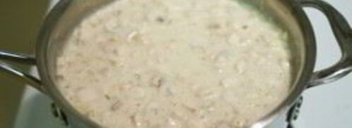 сливочный суп-пюре с шампиньонами. Шаг 11