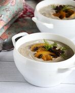 Суп пюре грибной со сливками