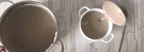 суп пюре грибной со сливками. Шаг 13