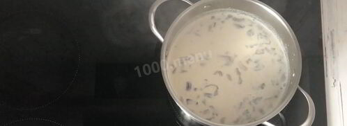 суп пюре грибной со сливками. Шаг 10