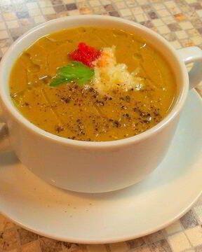 Суп-пюре из баклажанов