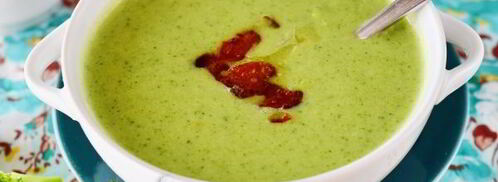 суп-пюре из брокколи со сливками. Шаг 13