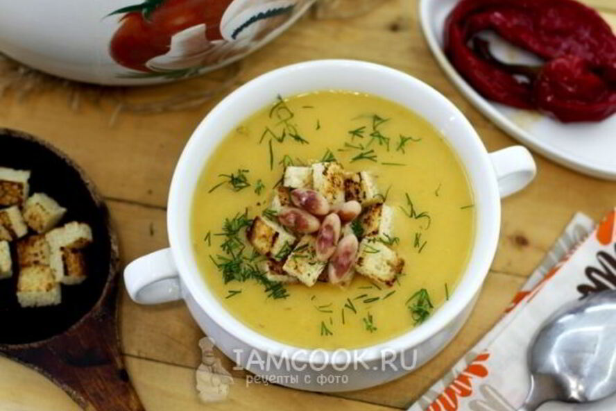 Рецепт супа-пюре из фасоли