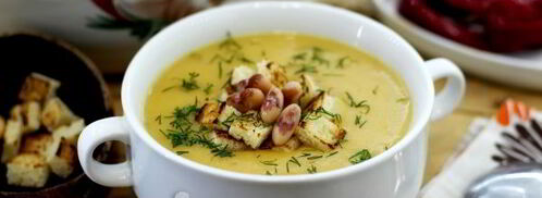 суп-пюре из фасоли. Шаг 12