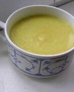 Суп-пюре из кабачков и фенхеля