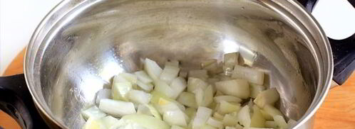 суп-пюре из кабачков с сухариками. Шаг 6