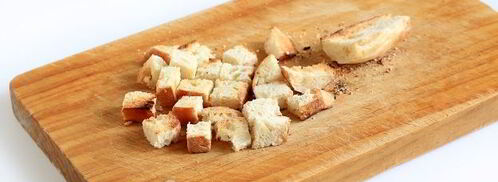 суп-пюре из кабачков с сухариками. Шаг 13