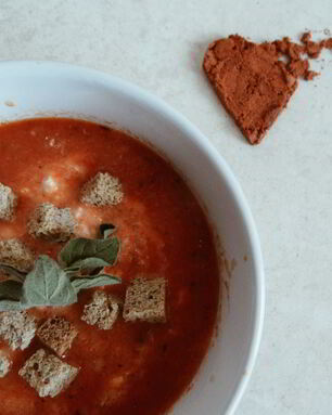 Суп-пюре из красного болгарского перца