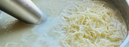 суп-пюре из цветной капусты с гренками. Шаг 7