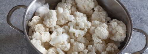 суп-пюре из цветной капусты с сыром. Шаг 3