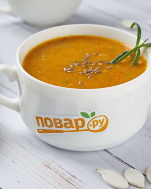 Суп-пюре из запеченных овощей