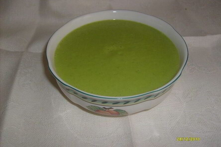 Рецепт супа-пюре из зеленого горошка