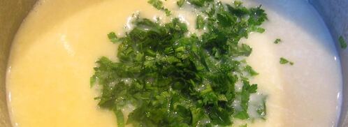 суп пюре на курином бульоне из шампиньонов. Шаг 11