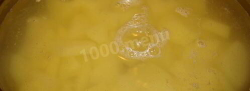 суп пюре с брокколи креветками и сыром. Шаг 3