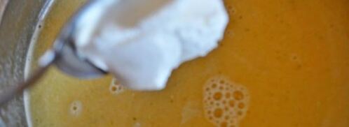 суп-пюре с красной рыбой, картофелем и укропом. Шаг 4