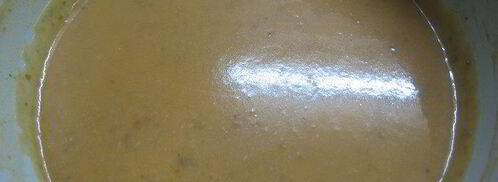 суп-пюре с тыквой на бульоне из сухих белых грибов. Шаг 6