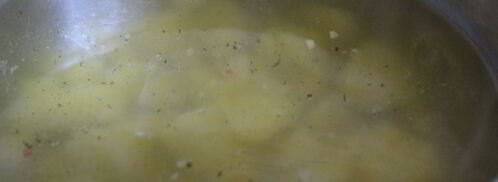 суп-пюре со щавелем и шпинатом. Шаг 3