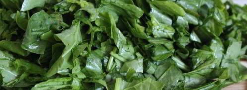 суп-пюре со щавелем и шпинатом. Шаг 4