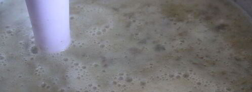 суп-пюре со щавелем и шпинатом. Шаг 8