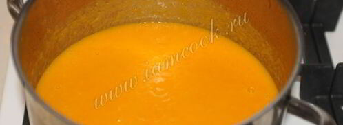 тыквенный суп-пюре со сливками. Шаг 6
