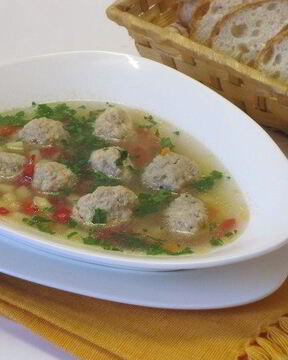 Суп с фрикадельками