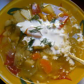 Суп с капустой