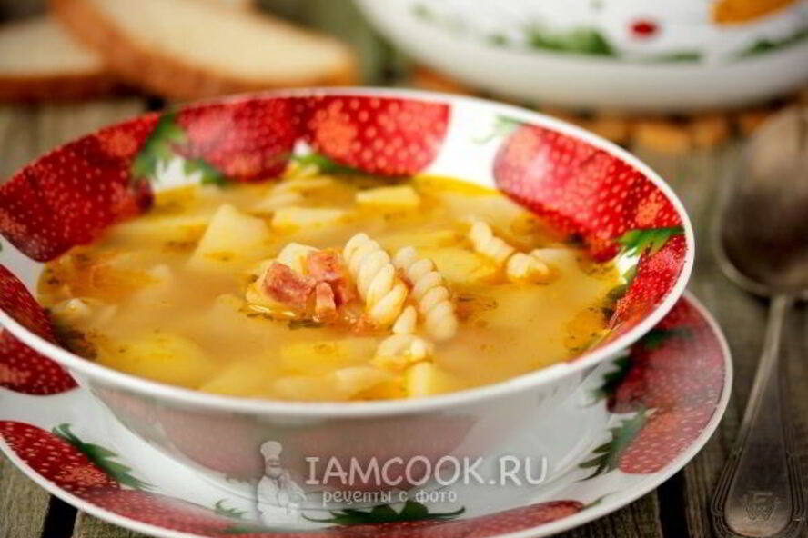 Рецепт супа с колбасой