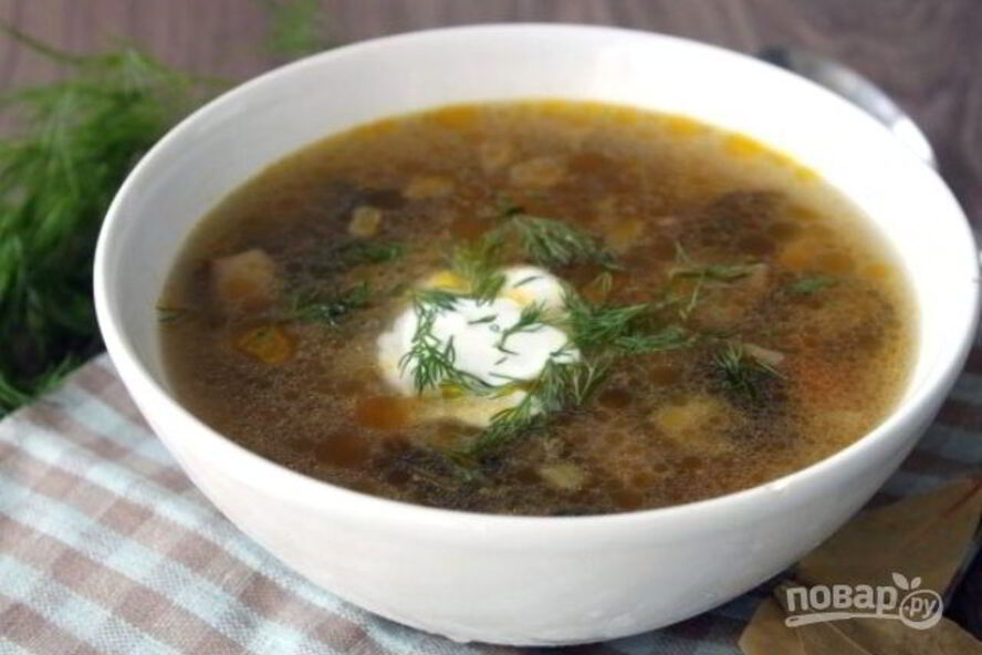 Рецепт супа с лесными грибами