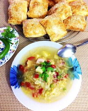 Суп с пекинской капустой