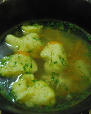 Суп с ржаными клецками