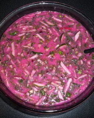 Холодный свекольник