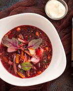 Освежающий свекольник с квасом