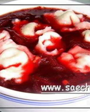 Свекольник грибной с ушками