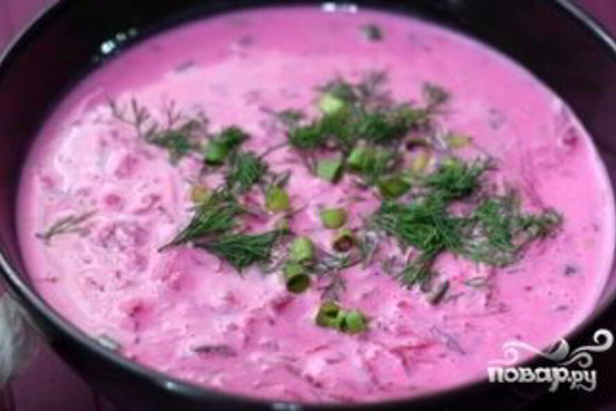 Рецепт свекольника на кефире