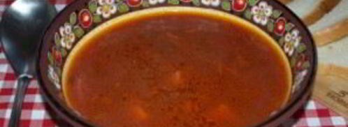 свекольник на курином бульоне. Шаг 11