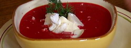 свекольник с козьим сыром. Шаг 11