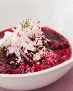 Свекольник с соленым огурцом