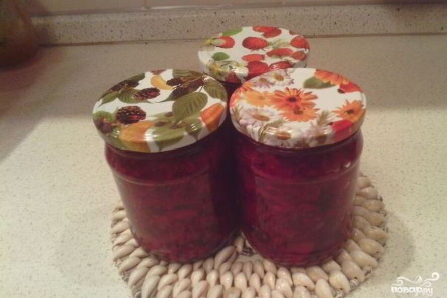 Рецепт заправки для свекольника на зиму