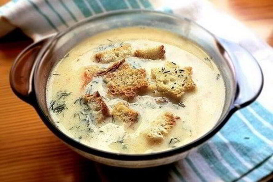 Рецепт французского сырного супа с курицей