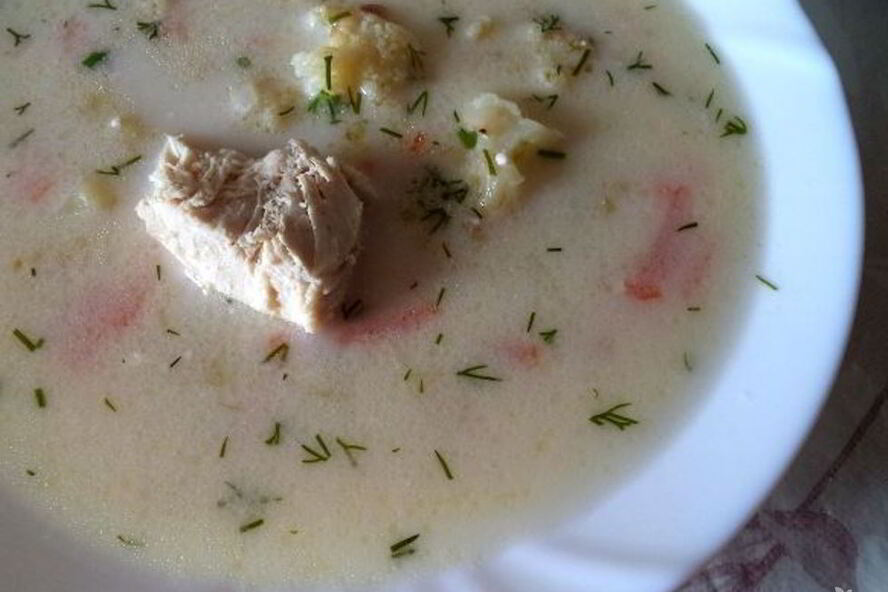Рецепт куриного сырного супа с плавленым сыром