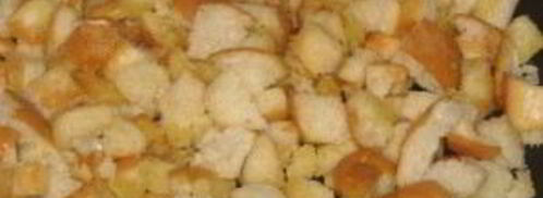 сливочно-сырный суп с чесночными сухариками. Шаг 4