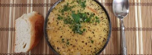 сырно-чесночный чешский суп. Шаг 5