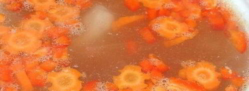 сырно-томатный суп на курином бульоне. Шаг 3