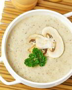 Сырный крем-суп с шампиньонами